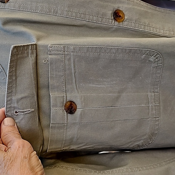 Vintage CABELA'S khaki tan hunting shooting safari jacket shirt size XL tall - Picture 3 of 12